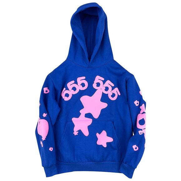 Sp5der Other - Sp5der Beluga Pullover Hoodie Blue | Spider Worldwide